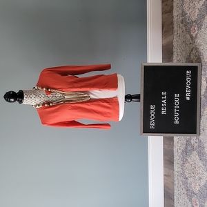 Burnt Orange Colored Cardigan